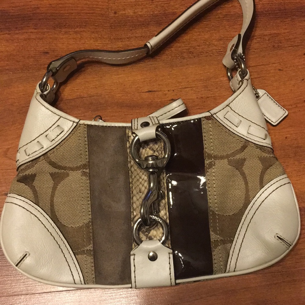 Small COACH bag.